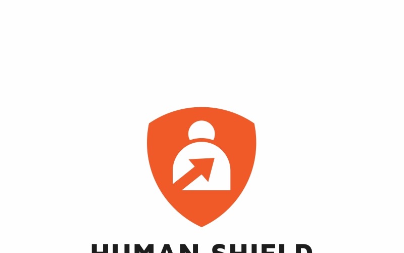 Human Shield Logo Template
