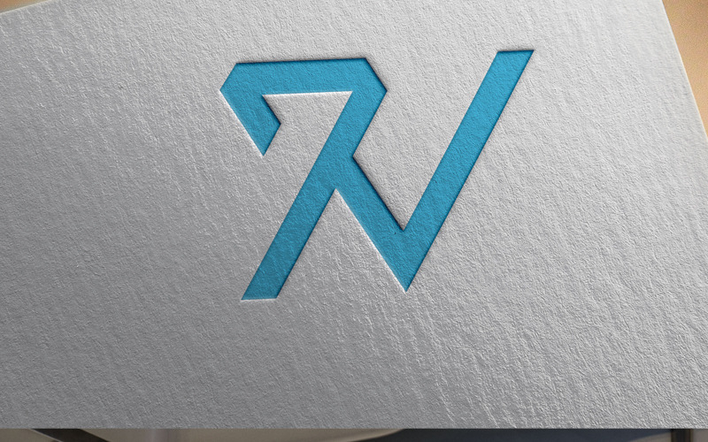 Download Шаблон логотипа "7 N Logo Template" / 7 N Logo Template - Шаблон логотипа на тему графика 