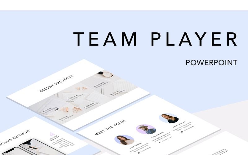 Team Player PowerPoint-Vorlage