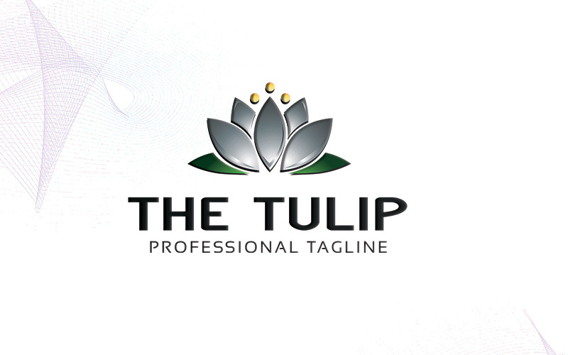 Download Шаблон логотипа "The Tulip Logo Template" / The Tulip Logo Template - Шаблон логотипа на тему графика beauty cosmetics eco fashion feminine floral florist flower shop flowers fragrant fresh garden gardener green leaf leaves logo modern natural