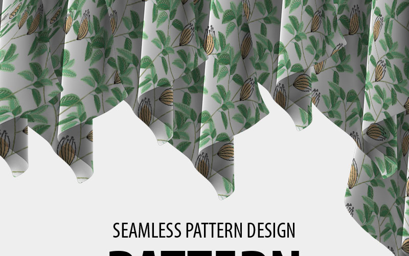 Download Pattern "Abstract floral seamless repeat design Pattern" / Abstract floral seamless repeat design Pattern - Pattern на тему графика green leaf nature plant isolated leaves tree grass garden frame natural symbol environment spring abstract flower flowers blossom pattern beauty