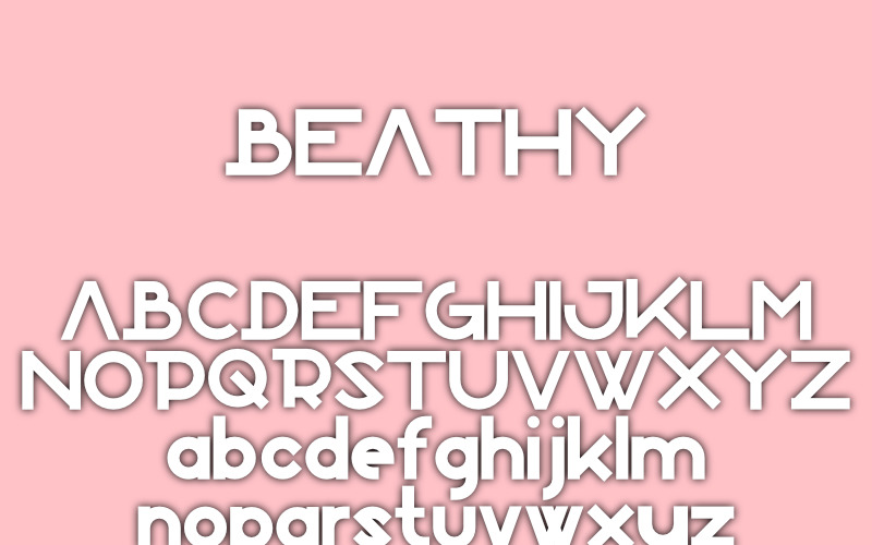 Download Шрифт "BEATHY Font" / BEATHY Font - Шрифт на тему графика font presentation typography branding marketing logo