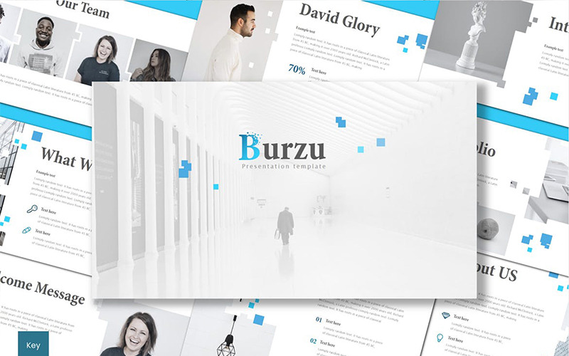 Burzu - шаблон Keynote
