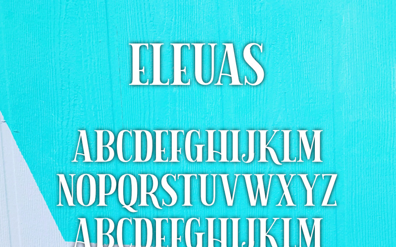 Download Шрифт "ELEUAS Font" / ELEUAS Font - Шрифт на тему графика font typography presentation logo branding marketing