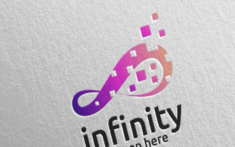 Infinity loop 29 ontwerpsjabloon logo