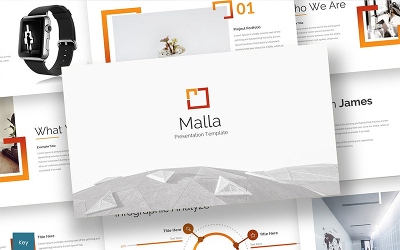 Malla - Modello di Keynote