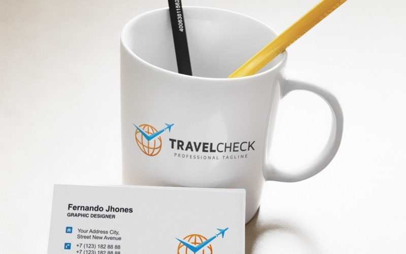 Download Шаблон логотипа "Travel Logo Template" / Travel Logo Template - Шаблон логотипа на тему графика ai air airplane aviation beach blue business colorful company eps file getaway happy holiday leisure logo plane sea summer template