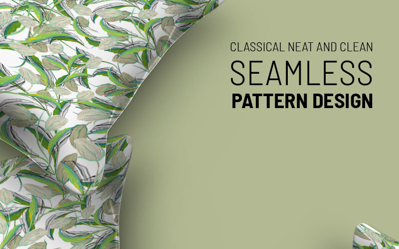 Download Pattern "Abstract classical floral repeat design Pattern" / Abstract classical floral repeat design Pattern - Pattern на тему графика green leaf nature plant isolated leaves tree grass garden frame natural symbol environment spring abstract flower flowers blossom pattern beauty