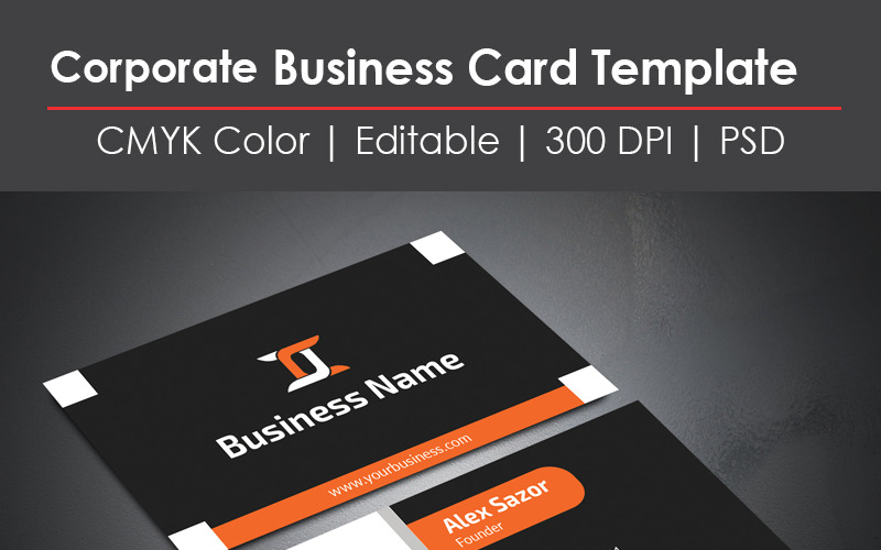 Download Фирменный стиль "Business Card - Corporate Identity Template" / Business Card - Corporate Identity Template - Фирменный стиль на тему графика businesscard businesscarddesign businesscardtemplate business card corporateidentity corporateidentitytemplate minimalbusinesscard visiting branding graphics stationery uniquebusinesscard psd