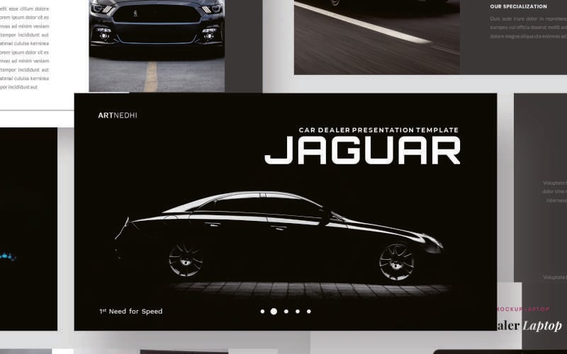 Jaguar - Car Dealer Google Slides