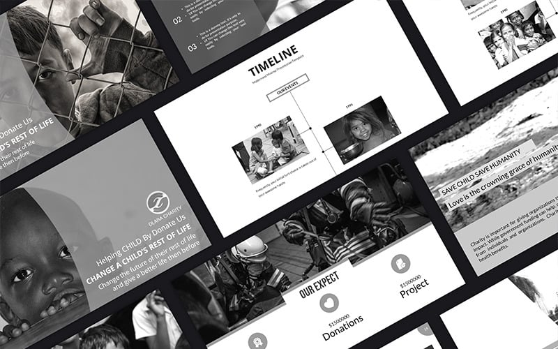 Шаблон PowerPoint Charity-2 2020