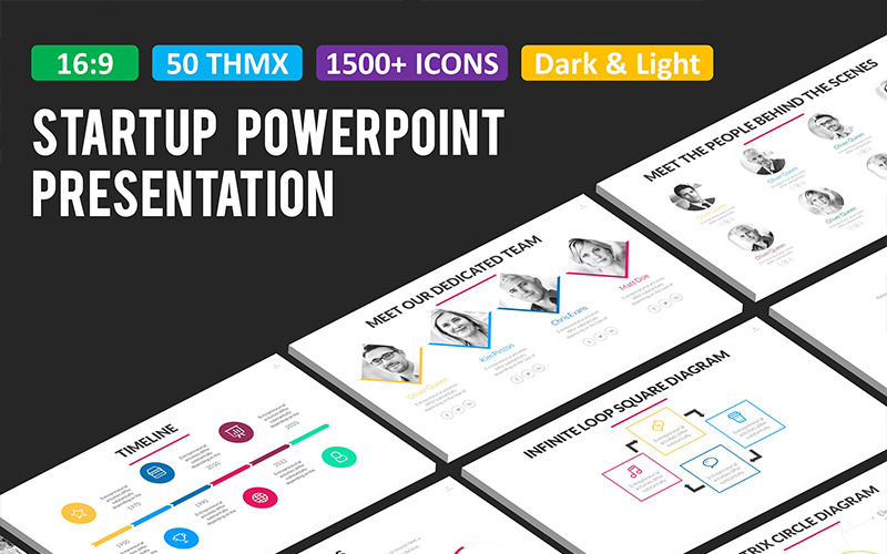 Startup Business PowerPoint-Vorlage