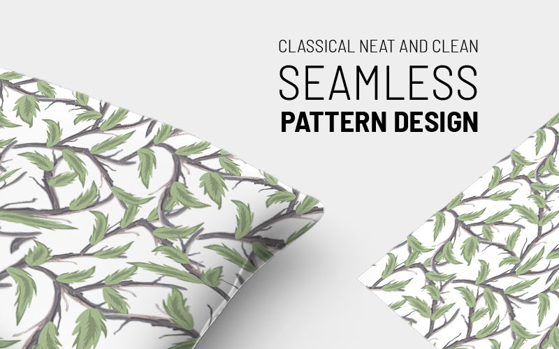 Download Pattern "Hand drawn beautiful floral seamless design Pattern" / Hand drawn beautiful floral seamless design Pattern - Pattern на тему графика green leaf nature plant isolated leaves tree grass garden frame natural symbol environment spring abstract flower flowers blossom pattern beauty