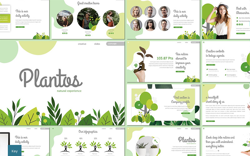 Plantos - Modello di Keynote