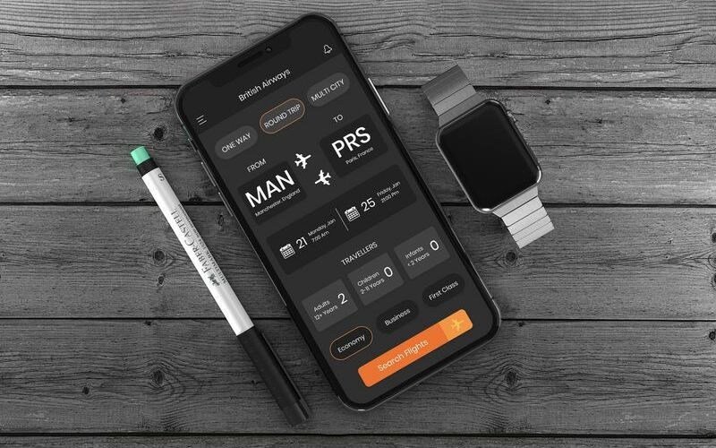 Бронювання рейсів 2 елементи інтерфейсу користувача