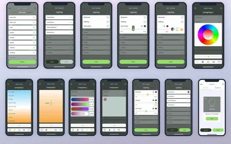 Download UI элементы "Create Services - Lighting UI Elements" / Create Services - Lighting UI Elements - UI элементы на тему графика 