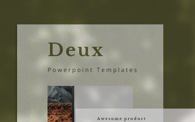 DEUX PowerPoint-sjabloon
