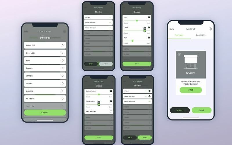 Utwórz usługi - Shades UI Elements
