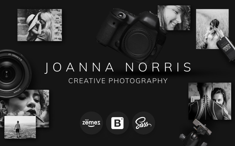 Joanna Norris - Website-sjabloon voor fotograafportfolio