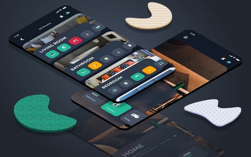 Download Sketch шаблон "All Rooms Dark Sketch Template" / All Rooms Dark Sketch Template - Sketch шаблон на тему графика 