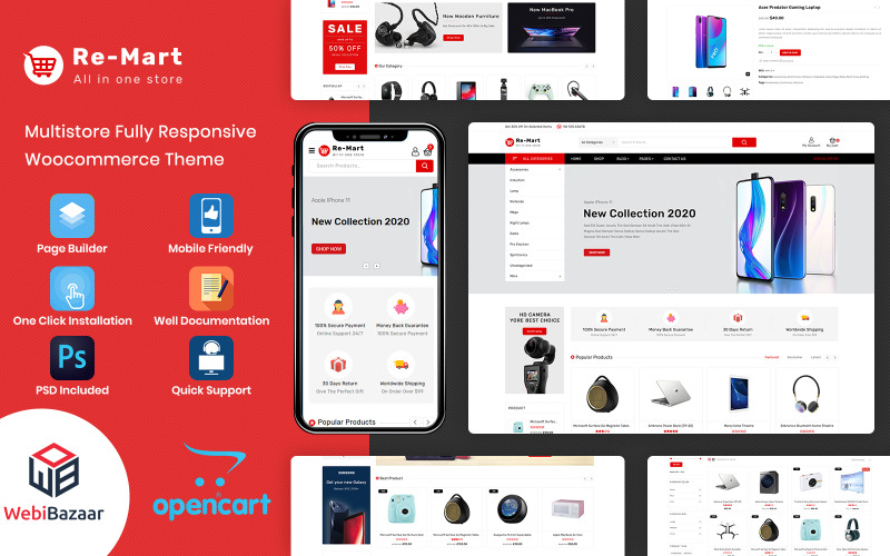 тема многоцелевого электронного магазина woocommerce
