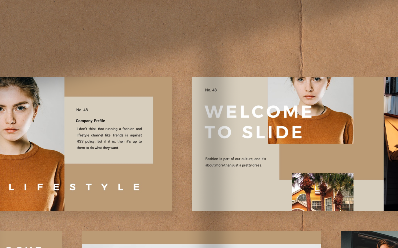 OLIVE PowerPoint template