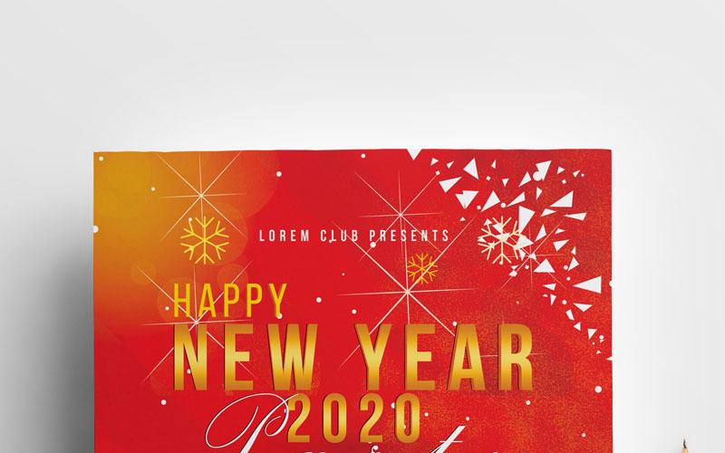 Download Фирменный стиль "Happy New Year 2020 Flyer - Corporate Identity Template" / Happy New Year 2020 Flyer - Corporate Identity Template - Фирменный стиль на тему графика flyer corporate corporate creative flyer travel business card card liflet computer internet stationery id kit blue hi-quality official symple green