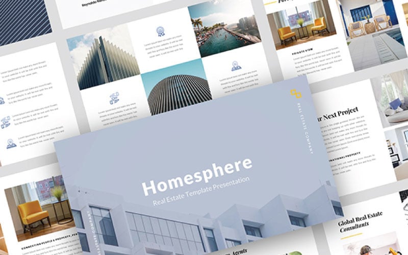 Homesphere – Real Estate PowerPoint template