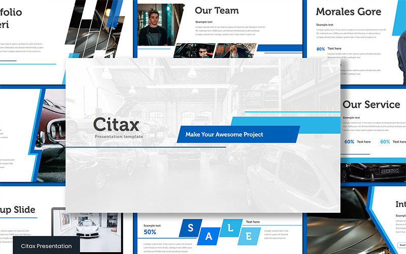 Modèle PowerPoint Citax