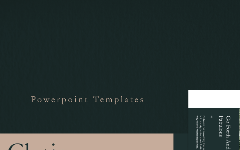 CLARIE PowerPoint template