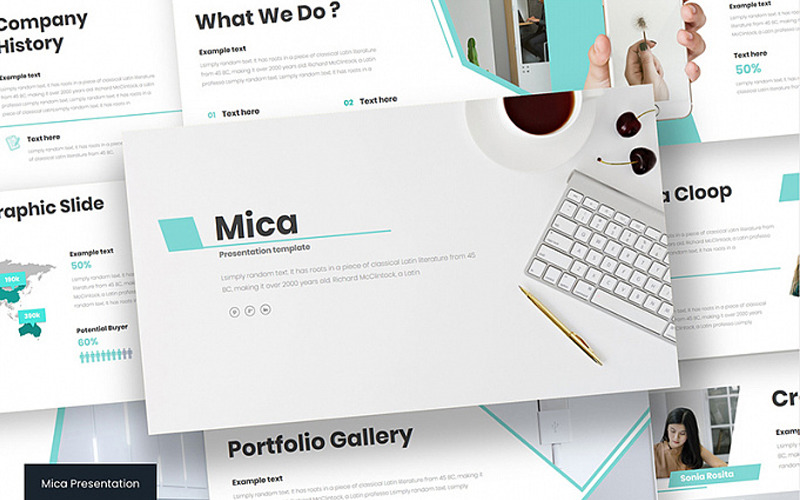 MICA PowerPoint template