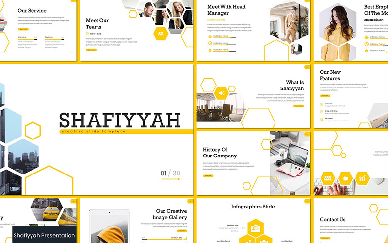 Shafiyyah modello di PowerPoint