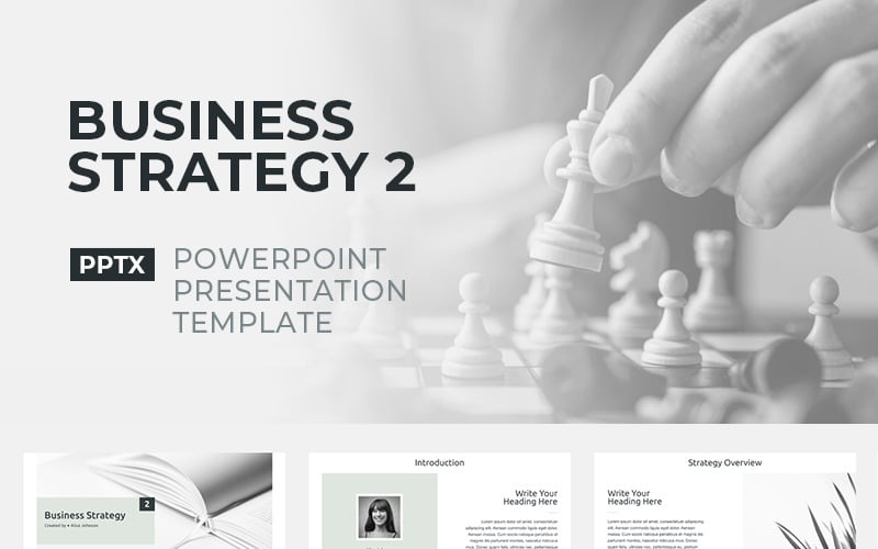 Szablon Business Strategy 2 PowerPoint