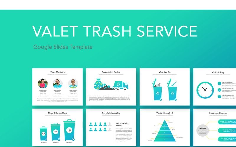 Valet Trash Google Slides
