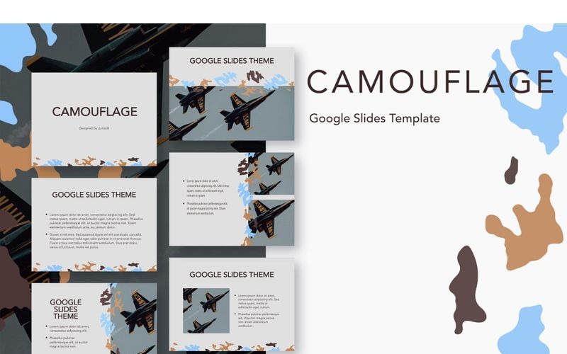 Camouflage Google Slides
