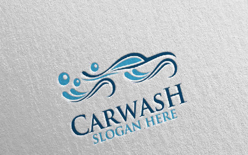 Download Шаблон логотипа "Car Wash 5 Logo Template" / Car Wash 5 Logo Template - Шаблон логотипа на тему графика car logo wash vector service auto icon design vehicle repair illustration automotive wheel logotype water tool clean company drive sport