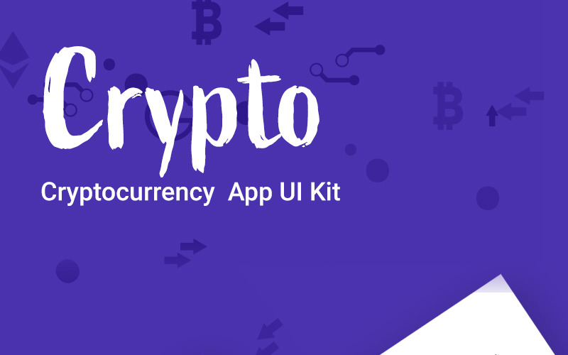 Download Sketch шаблон "Crypto Sketch Template" / Crypto Sketch Template - Sketch шаблон на тему веб-дизайн cryptocurrency sketch ui kit mobile bitcoinui crypto