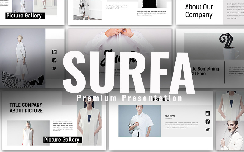 Diapositivas mínimas de Google de Surfa