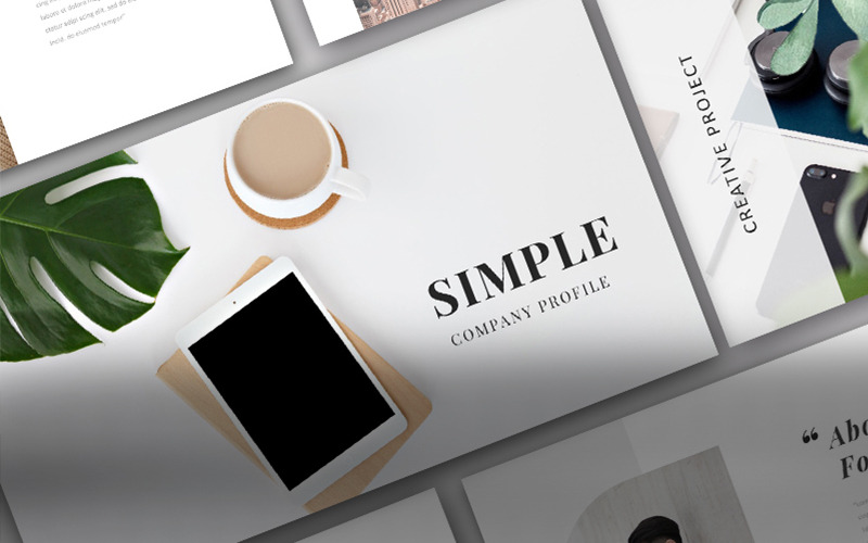 Google Slides d'entreprise simples