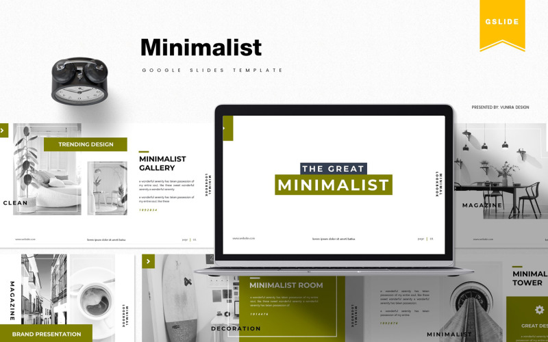 Minimalistisk | Google Presentationer