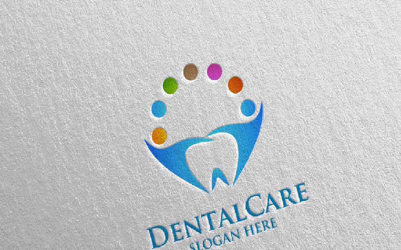 Dentale, dentista stomatologia Design 15 Logo modello