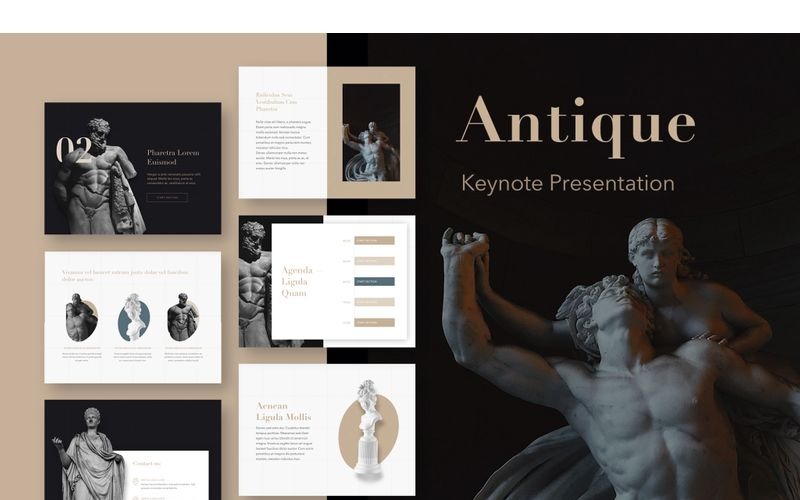 Antyk - szablon Keynote
