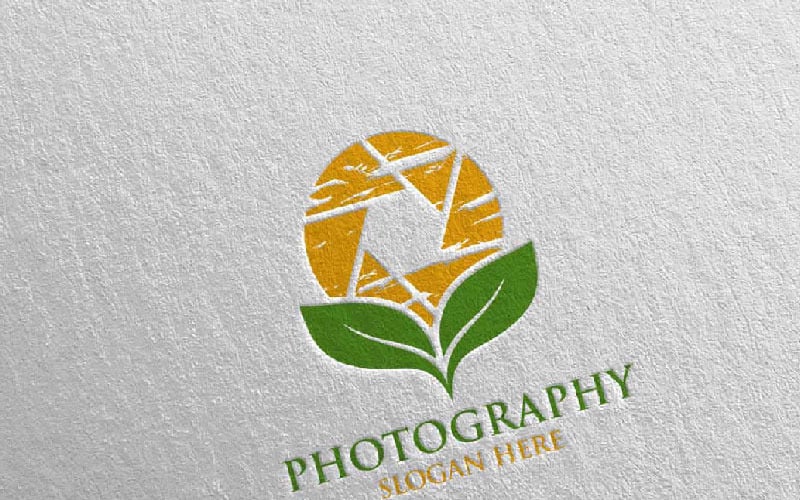 Nature Camera Photography 54 Logo Template