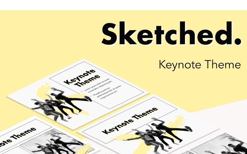 Sketched - Keynote template
