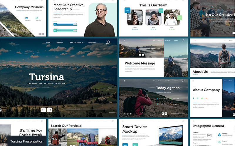 Tursina - Keynote-sjabloon