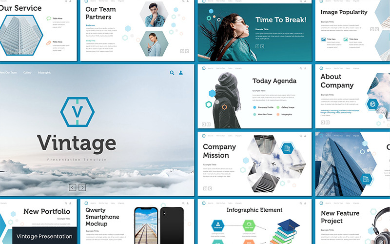 Vintage - Keynote-sjabloon