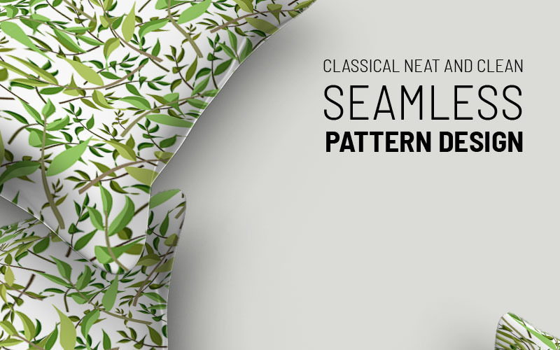 Download Pattern "Beautiful flower and branches seamless design Pattern" / Beautiful flower and branches seamless design Pattern - Pattern на тему графика green leaf nature plant isolated leaves tree grass garden frame natural symbol environment spring abstract flower flowers blossom pattern beauty