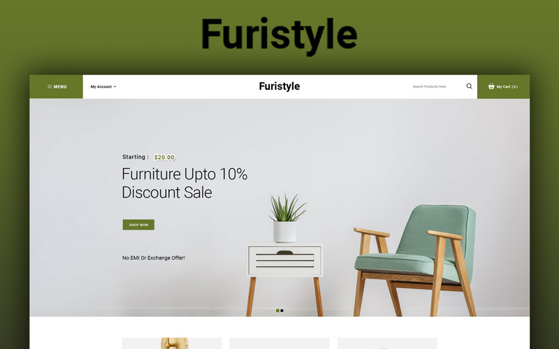 Furistyle - szablon OpenCart sklepu meblowego