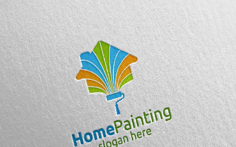 Real Estate Painting 3 Logo Template