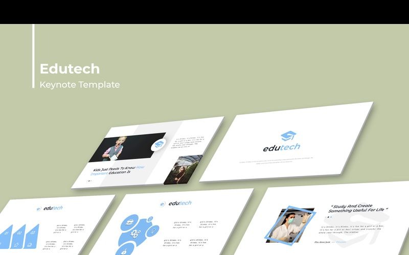 Edutech - шаблон Keynote